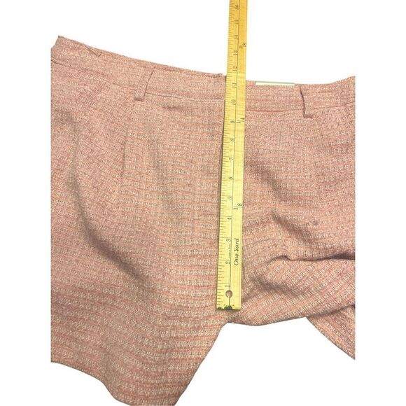 Ryegrass Textured Zephyr Pink Tweed High Rise Shorts Women's 16 pinup style - Picture 6 of 9